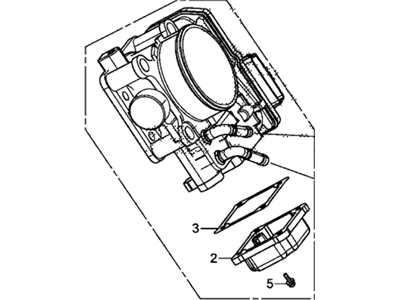 2015 Acura ILX Throttle Body - 16400-RX0-A01