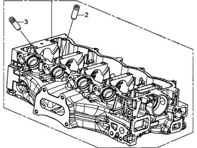 2015 Acura ILX Cylinder Head - 12200-R1A-A00