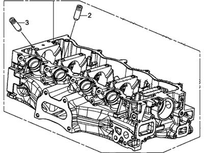 2014 Acura ILX Cylinder Head - 12200-R1A-A00