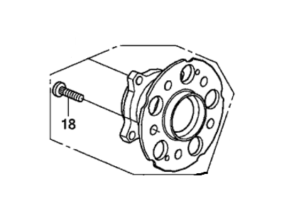 2014 Acura RDX Wheel Hub - 42200-T0B-951