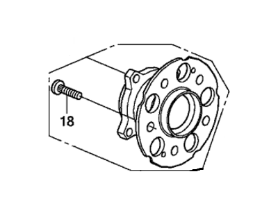 2017 Acura RDX Wheel Bearing - 42200-T0B-951