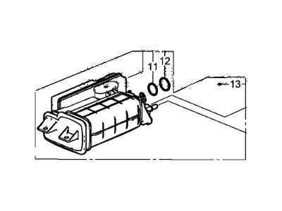 Acura 17011-T0A-A01 Vapor Canister Assembly