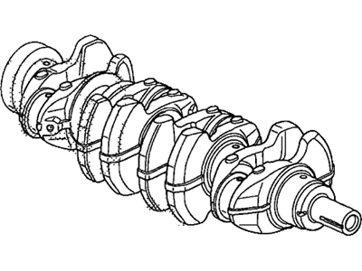 2011 Acura TSX Crankshaft - 13310-R40-A00