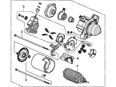 Acura ILX Starter Motor - 06312-RX0-505RM