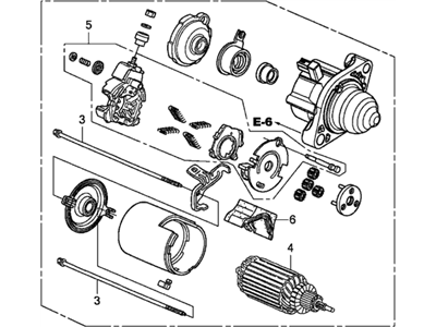 Acura 06312-RX0-505RM Starter Motor Assembly