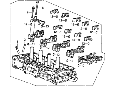 2019 Acura TLX Cylinder Head - 12100-RDF-A00