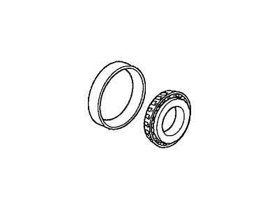 Acura 91121-RFK-013 Tapered Roller Bearing (40X80X20.25)