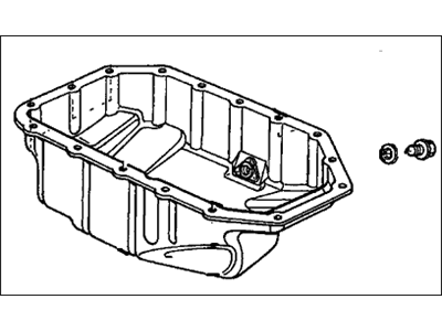 2006 Acura RSX Oil Pan - 11200-RAA-A00