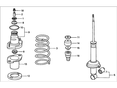 90501-PG4-000 Acura Collar, Distance (28MM) (47.50) Illustration 1 of 1