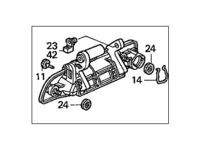 90464-RT4-000 Acura Shim E (89MM) (1.13) Illustration 1 of 1