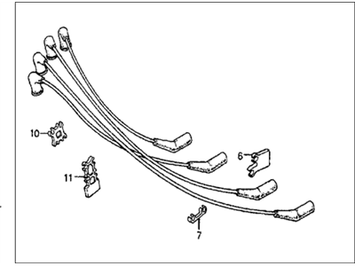 74183-SS8-A00 Acura Bracket, Wiper Connector Illustration 1 of 1