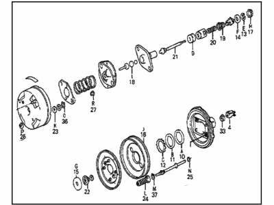 83426-SP0-013 Acura Hinge Assembly, Slide Illustration 1 of 1
