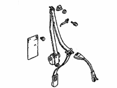 17318-PLZ-E01 Acura Band, Hose (D45) Illustration 1 of 1
