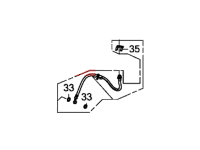 2016 Acura ILX Hydraulic Hose - 01464-TR7-A03