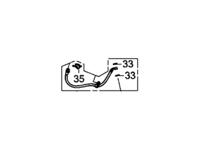 2015 Acura ILX Brake Line - 01468-TR3-A52