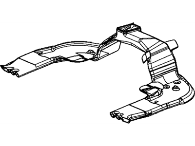 Acura 83331-TR0-A00 Duct, Rear Heater