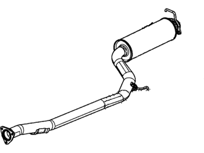 Acura 18220-TR7-A02 Exhaust Pipe B