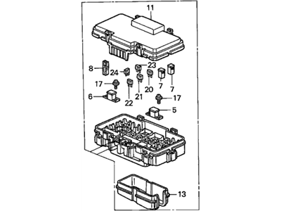 8-97022-568-3 Acura Clip (Id=24) Illustration 1 of 1