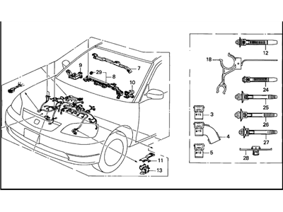 Acura Legend Door Seal - 72335-SP1-003