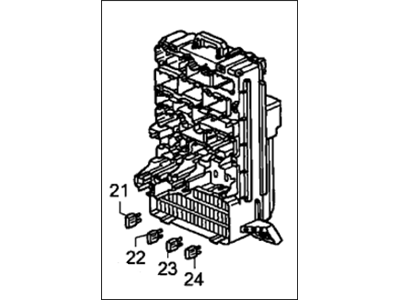 1-09704-106-0 Acura Clip, Hose Connector Illustration 1 of 1
