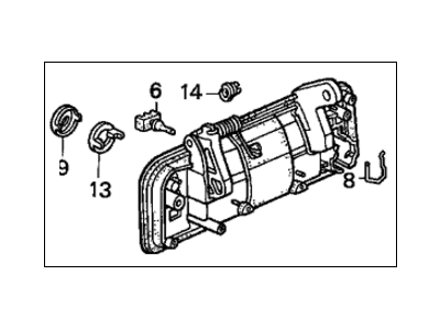 36623-P6W-A50 Acura Pipe, Install Illustration 1 of 1