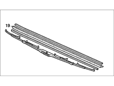 1996 Acura TL Windshield Wiper - 76620-SM4-A01