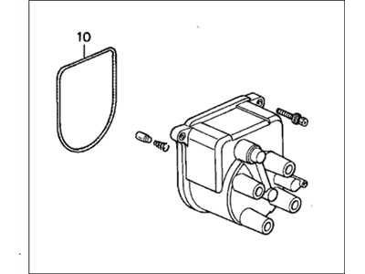 Acura 30102-P54-006 Distributor Cap Assembly