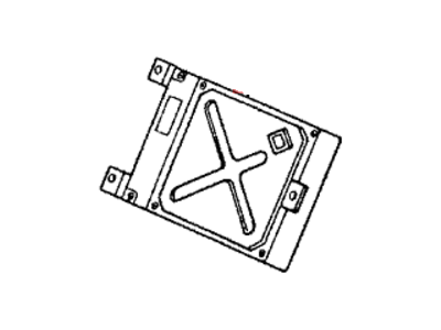 8-94324-837-0 Acura Shutter, Center Heater Unit (Upper) Illustration 1 of 1