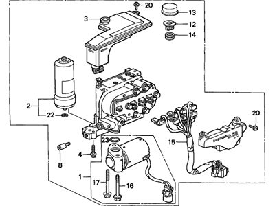 1997 Acura CL ABS Control Module - 57110-SV1-A04RM