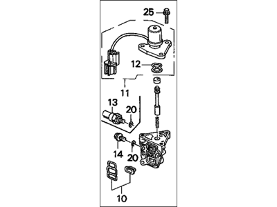 Acura 15810-P0A-025 Valve Assembly, Spool