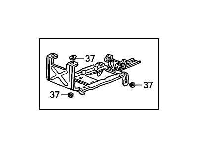 Acura 83408-SV4-A01 Bracket, Rear Console Box