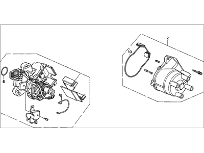 Acura 30105-P0H-A01 Housing, Distributor
