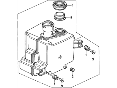 Acura 17230-P0A-000 Chamber Assembly, Resonator