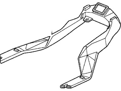 Acura 83331-SV4-000 Duct, Rear Heater