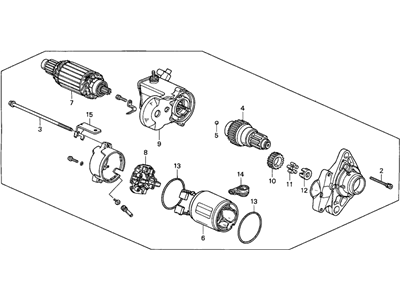 1997 Acura CL Starter Motor - 06312-P0A-003RM