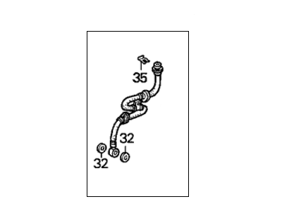 1997 Acura CL Hydraulic Hose - 01464-SV4-000