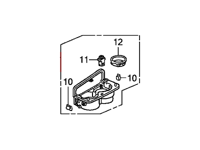 Acura 77230-SV4-A32ZL Cup Holder Assembly (Mild Beige)