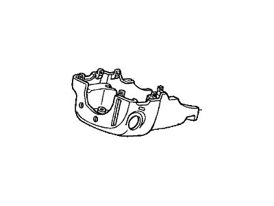 Acura 77360-S5A-A01ZA Steering Column Cover (Lower) (Graphite Black)