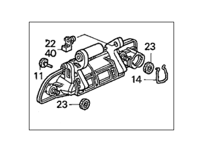 90469-RT4-000 Acura Shim J (89MM) (1.48) Illustration 1 of 1
