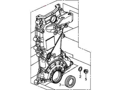 Acura 11410-RW0-000 Chain Case Assembly