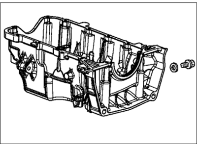 2014 Acura ILX Hybrid Oil Pan - 11200-RW0-000