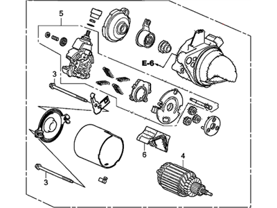 Acura 31200-RW0-014RM Starter Motor Assembly (Sm-74006)