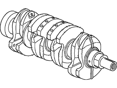 2014 Acura ILX Hybrid Crankshaft - 13310-RTZ-000