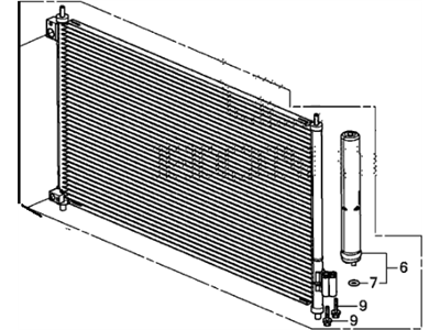 Acura 80110-TR0-A02 Condenser