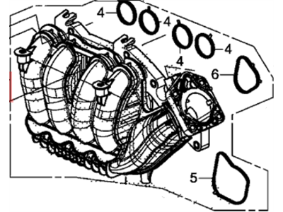 Acura ILX Hybrid Intake Manifold - 17010-RW0-A00