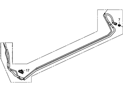 Acura 16050-TR0-A71 Pipe Set, Fuel