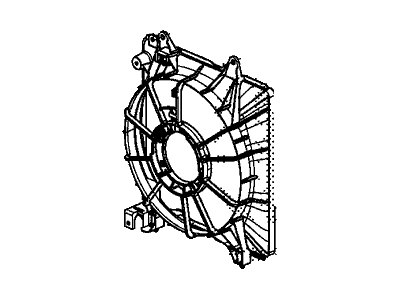 Acura Fan Shroud - 19015-R1A-A01