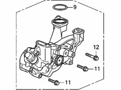 2025 Acura Integra Oil Pump - 15100-RPY-G01