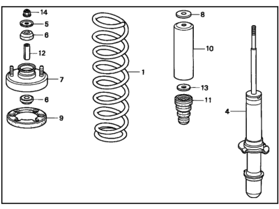 84519-S0K-C00ZC Acura Cap, Child Anchor (Mild Beige) Illustration 1 of 1
