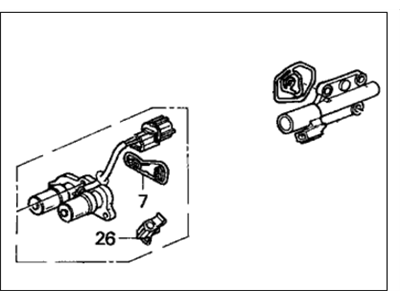 Acura 28015-P4R-305 Solenoid Set, Shift